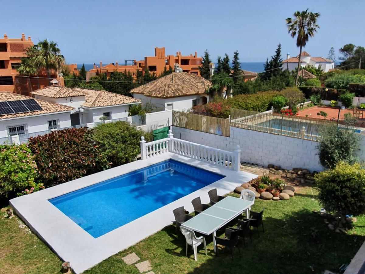 Beautiful 5 Bedroom Villa, Sea Views, Private Pool, Estepona Newly Refurbished Exterior foto