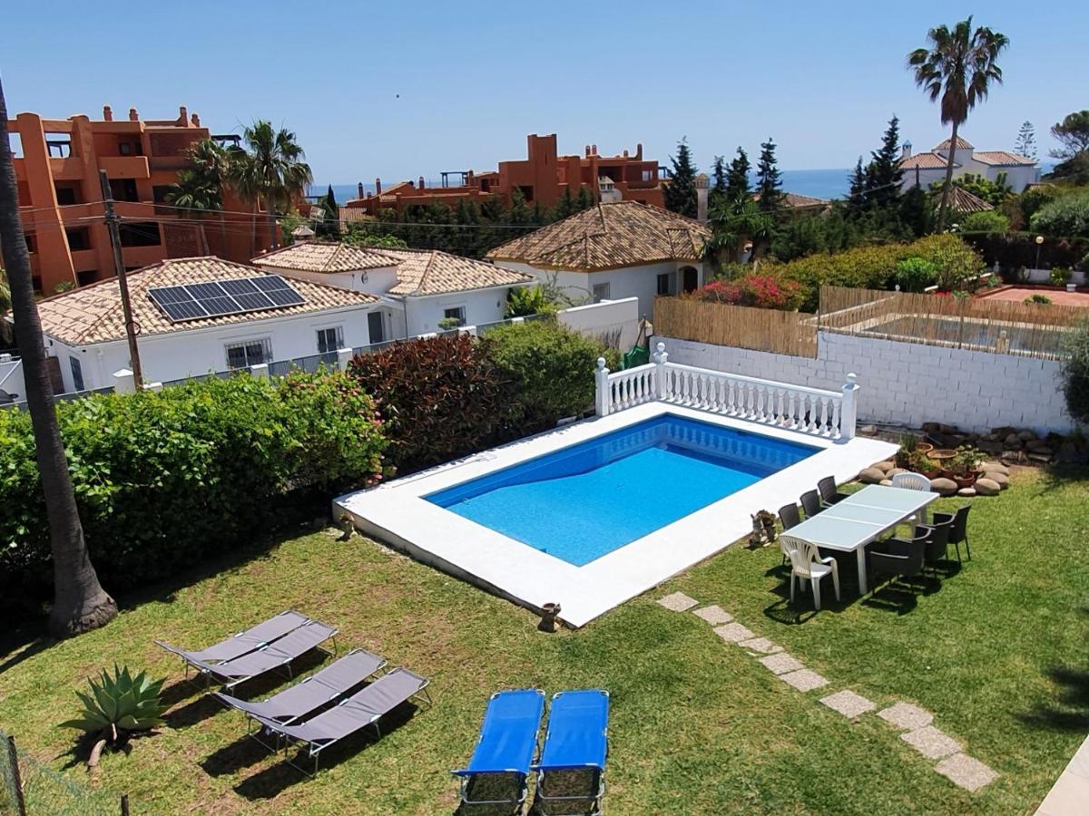 Beautiful 5 Bedroom Villa, Sea Views, Private Pool, Estepona Newly Refurbished Exterior foto